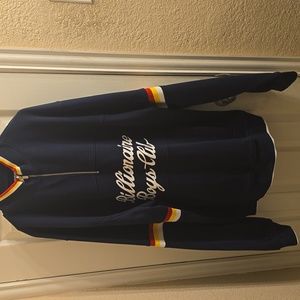 Jogging suit Mens XL Billionaire Boys Club  blue and multi colored stripes